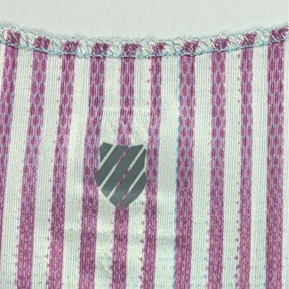 K Swiss Tennis & Pickleball Set Pleated Crew Top & Flounce Skirt Ombre Coastal S - Picture 8 of 15